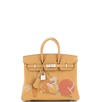 Hermes In and Out Birkin Bag Limited Edition Swift with Palladium Hardware 25