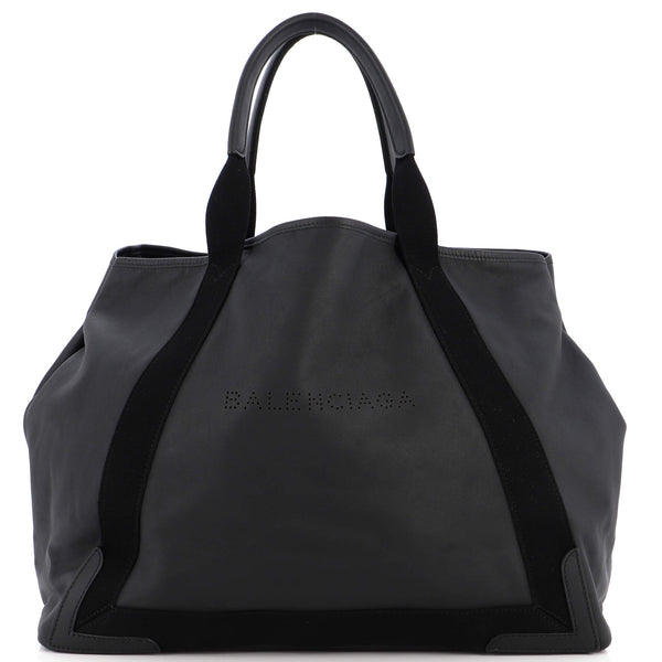 Balenciaga Navy Cabas M Tote  Black Totes Handbags  BAL165272  The  RealReal