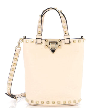 Valentino Garavani Rockstud Bucket Crossbody Bag Leather Mini