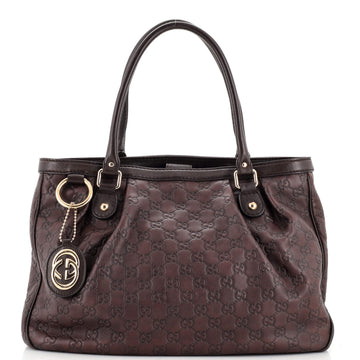 Gucci Sukey Top Handle Tote Guccissima Leather Medium