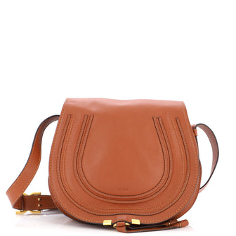 Chloe Marcie Saddle Bag Leather Medium