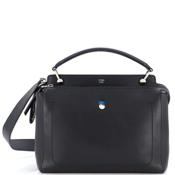 Fendi DotCom Convertible Satchel Leather Medium