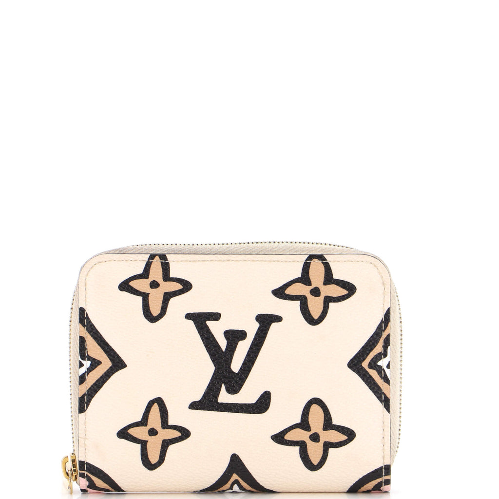 Louis Vuitton Round Long Wallet Wild At Heart Collection Monogram