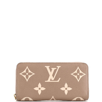 Louis Vuitton Zippy Wallet Bicolor Monogram Empreinte Giant