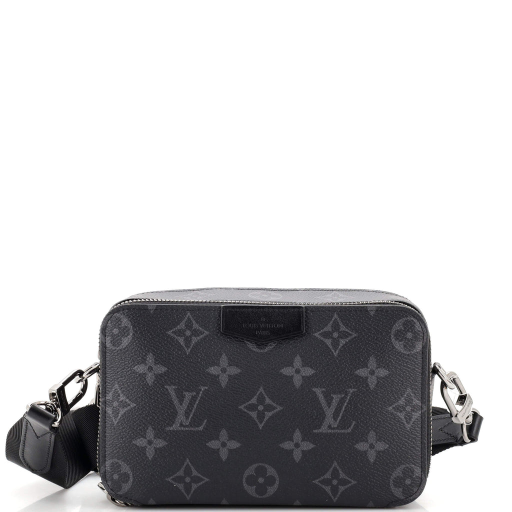 Louis Vuitton Alpha Wearable Wallet Monogram Eclipse Canvas Black 21495455