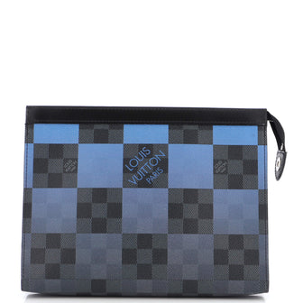 Louis Vuitton Pochette Voyage Limited Edition Damier Graphite Pixel MM  Print 21495456