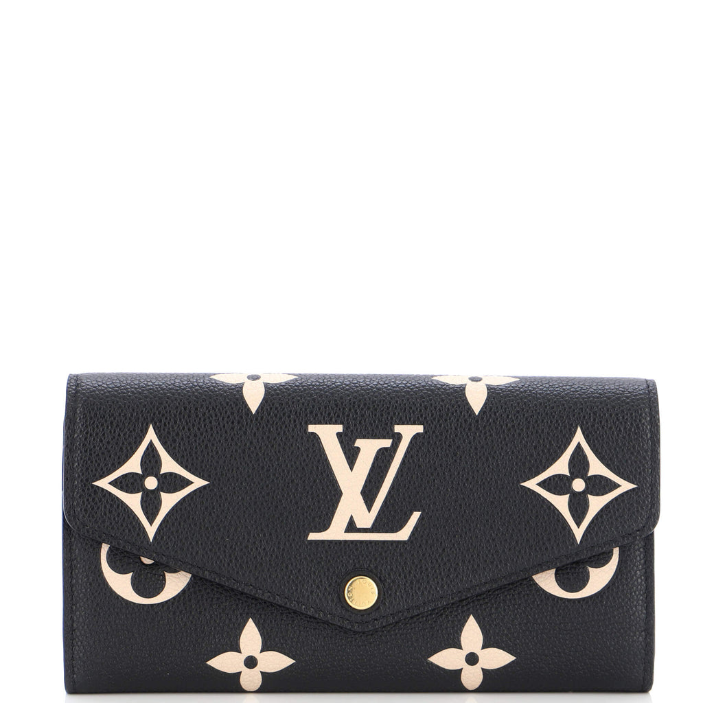 Authentic Louis Vuitton Multicolor Sarah Wallet Noir – MaisonFab