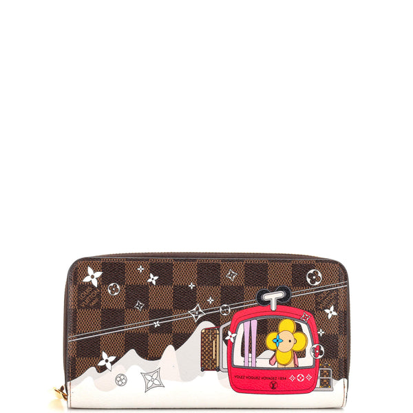 Louis Vuitton Zippy wallet Vivienne christmas 2021 new rare Brown