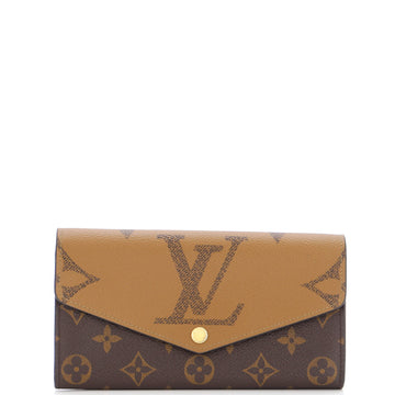 Louis Vuitton Sarah Wallet NM Reverse Monogram Giant and Monogram Canvas