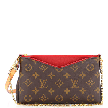 Louis Vuitton Pallas Clutch Monogram Canvas