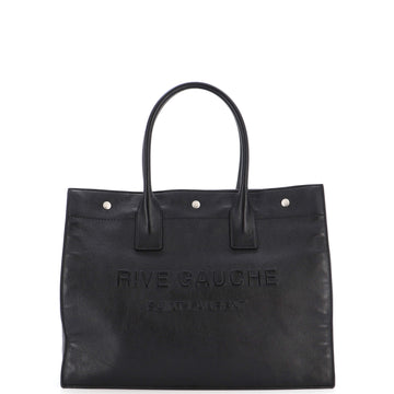 Saint Laurent Rive Gauche Shopper Tote Leather Small