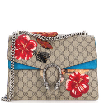 Gucci Dionysus Bag Embroidered GG Coated Canvas Medium