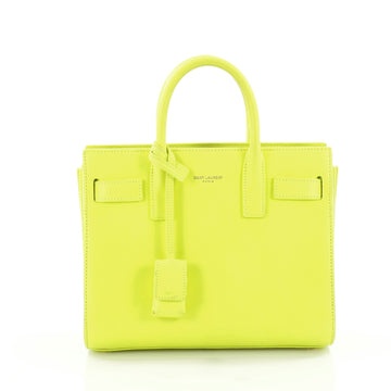 Saint Laurent Sac de Jour NM Leather Nano Yellow 2149801