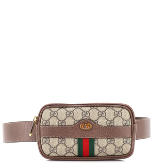 Gucci Ophidia Belt Bag GG Coated Canvas Mini