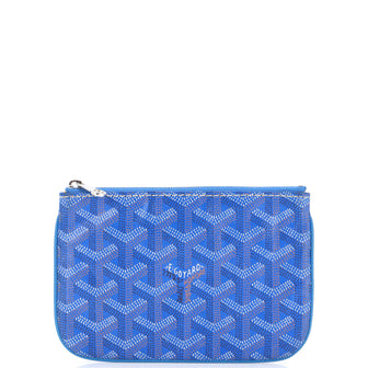 Goyard Senat Zip Pouch Coated Canvas Mini