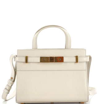 Saint Laurent Manhattan Handbag Leather Nano