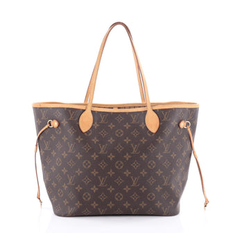 Louis Vuitton Neverfull Tote Monogram Canvas MM Brown 2150603