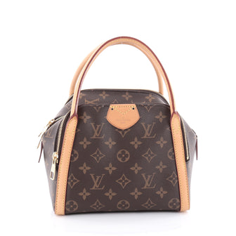 Louis Vuitton Marais Handbag Monogram Canvas BB Brown 2150802