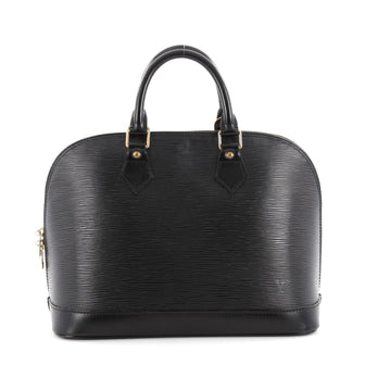 Louis Vuitton Vintage Alma Handbag Epi Leather PM Black 2150804