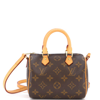 Louis Vuitton Speedy Bandouliere Bag Monogram Canvas Nano