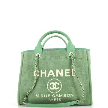Chanel Deauville NM Tote Mixed Fibers Small