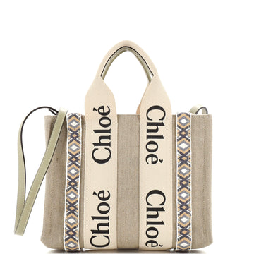 Chloe Woody Friendship Tote Canvas Small