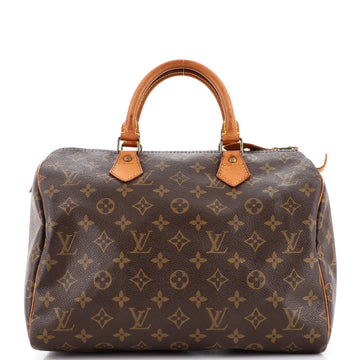 Louis Vuitton Speedy Handbag Monogram Canvas 30