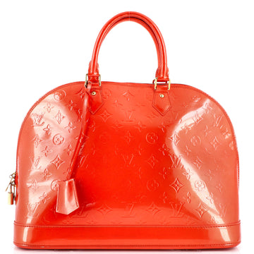 Louis Vuitton Alma Handbag Monogram Vernis GM
