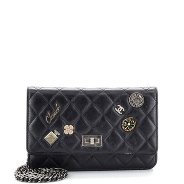Chanel Lucky Charms Reissue 2.55 Wallet on Chain Quilted Calfskin