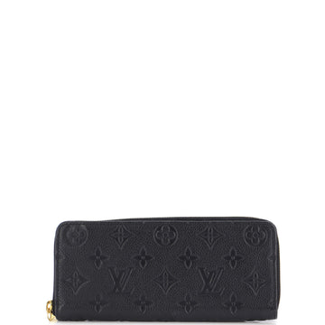 Louis Vuitton Clemence Wallet Monogram Empreinte Leather