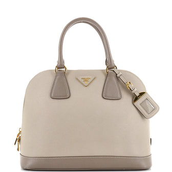 Prada Open Promenade Bag Vernice Saffiano Leather Large