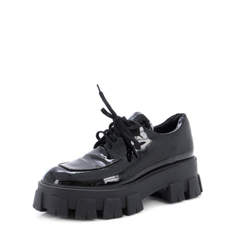 Prada Women's Monolith Oxfords Patent