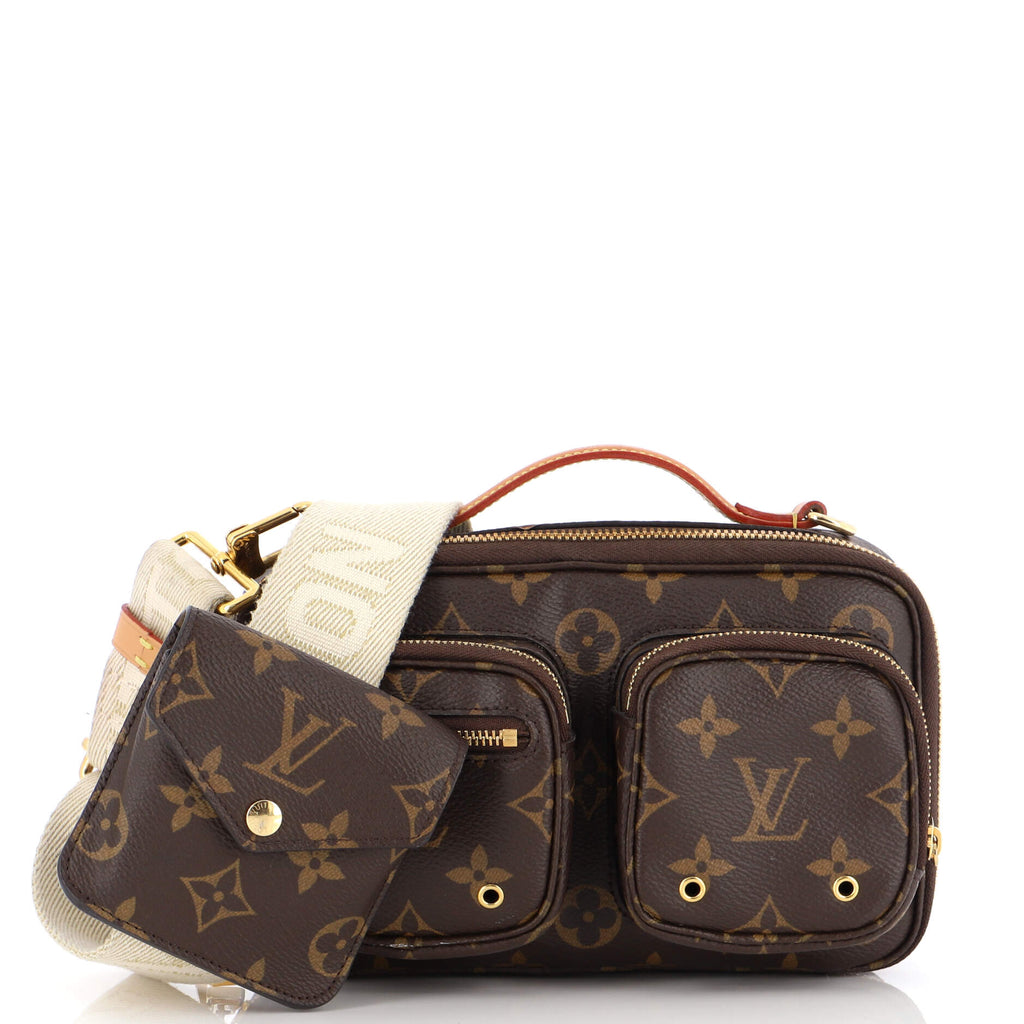 Louis Vuitton Utility Crossbody Bag Monogram Canvas Brown 2152091