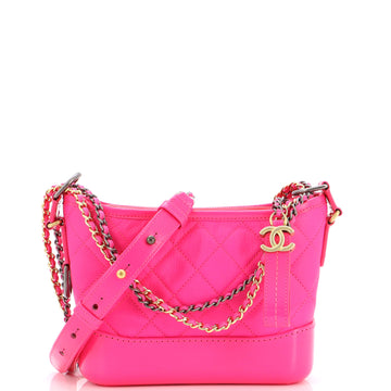 Chanel Gabrielle Hobo Quilted Aged Calfskin Small