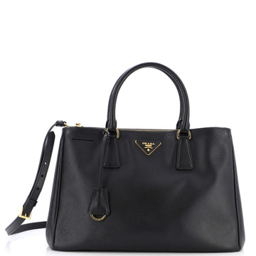 Prada Galleria Double Zip Tote Saffiano Leather Medium