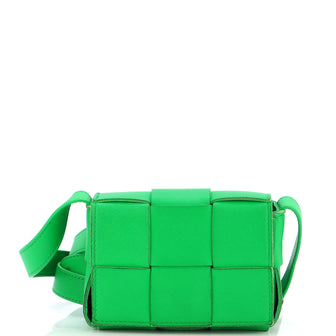 Bottega Veneta Candy Cassette Crossbody Bag Maxi Intrecciato Leather Mini