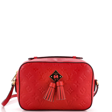 Louis Vuitton Saintonge Handbag Monogram Empreinte Leather