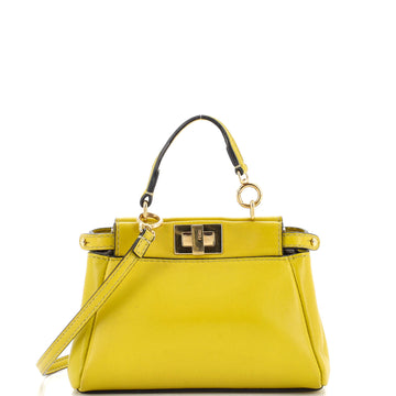 Fendi Peekaboo Bag Leather Micro