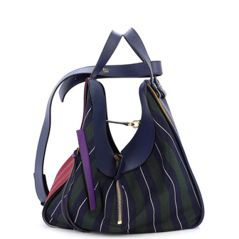 Loewe Hammock Bag Printed Canvas Small