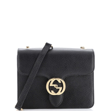 Gucci Interlocking Shoulder Bag (Outlet) Leather Small
