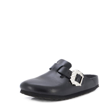 Manolo Blahnik x Birkenstock Women's Boston Mules Leather