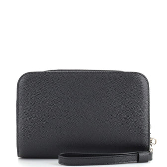 Louis Vuitton Pochette Baikal Clutch Taiga Leather