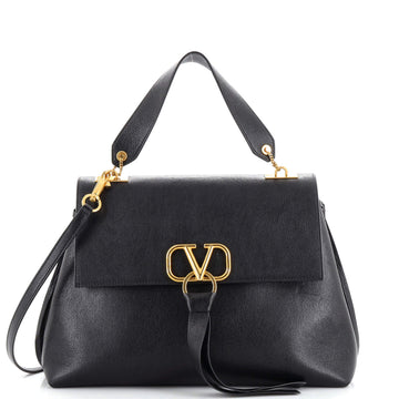 Valentino Garavani VRing Shoulder Bag Leather Large