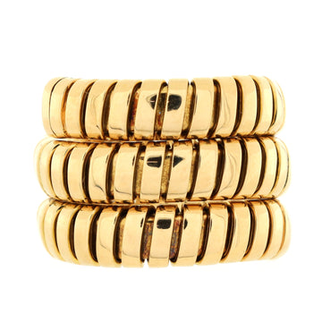 Bvlgari Serpenti Tubogas Double Wrap Ring 18K Yellow Gold