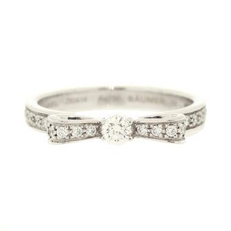 Chanel Ruban Ring 18K White Gold and Diamonds 0.26CT