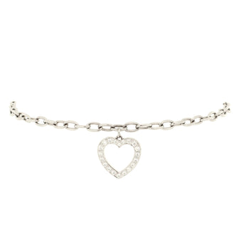 Tiffany & Co. Sentimental Heart Bracelet Platinum with Diamonds