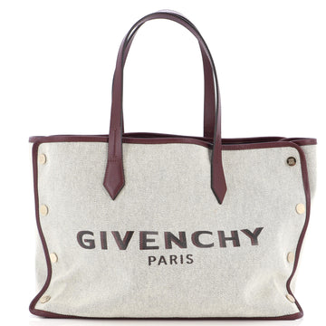 Givenchy Bond Shopper Tote Logo Jacquard Canvas Medium