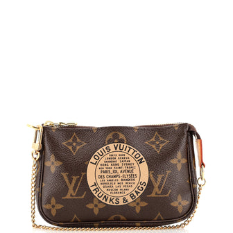 Louis Vuitton Pochette Accessoires Limited Edition Monogram Canvas Mini
