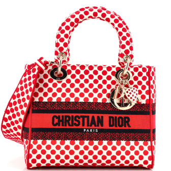 Christian Dior DiorAmour Lady D-Lite Bag Printed Canvas Medium