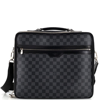 Louis Vuitton Steve Briefcase Damier Graphite
